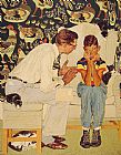 Norman Rockwell The Facts of Life painting